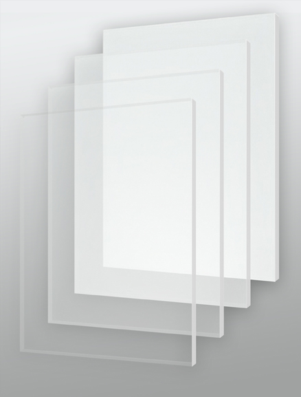 Фото материала для рекламы Оргстекло плексиглас матовое и прозрачное (Plexiglas XT)
