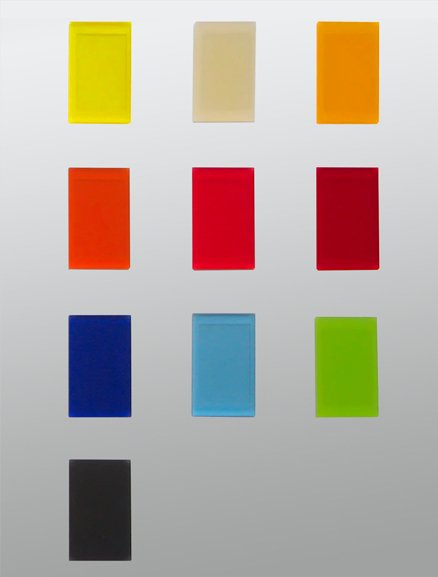 Фото материала для рекламы Оргстекло цветное (Plexiglas XT)