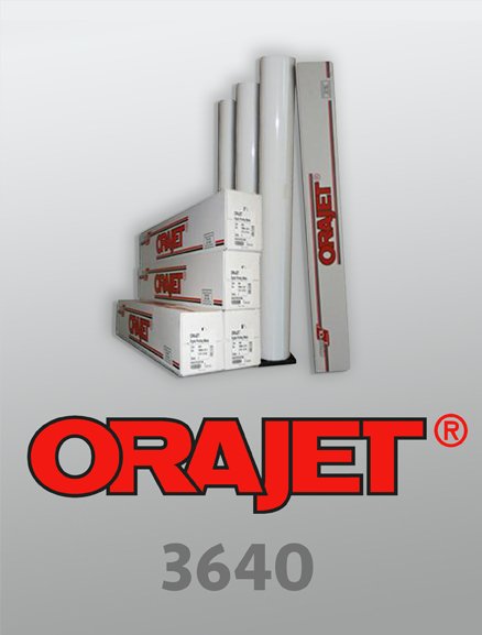 Фото материала для рекламы Плёнка ORAJET 3640 для сольвентной печати