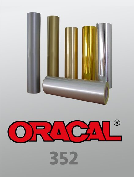 Фото материала для рекламы Плёнка ORACAL 352 (Металлизированная пленка)